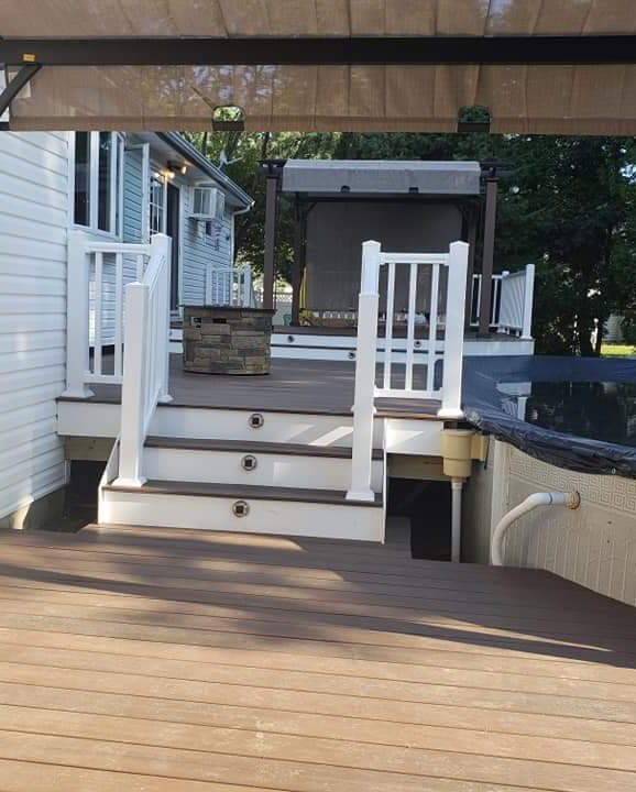 Enhance your outdoor living experience with beautifully designed decks and porches. Whether you want a cozy porch to relax on or a spacious deck for entertaining, we'll construct these outdoor spaces to complement your home's architecture.